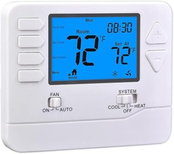 5-1-1 Day Programmable Thermostats for Home 1 Heat/ 1 Cool Conventional Single-Stage Systems