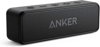 Anker Soundcore 2 Portable Bluetooth Speaker with 12W Stereo Sound, Bluetooth 5, Bassup, IPX7 Waterproof, 24-Hour Playtime, Wireless Stereo Pairing, Speaker for Home, Outdoors,...