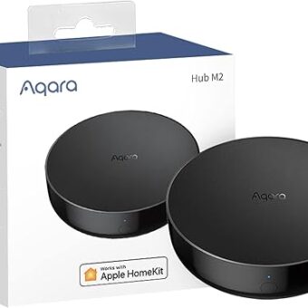 Aqara Smart Hub M2 (2.4 GHz Wi-Fi Required), Smart Home Bridge for Alarm System, IR Remote Control, Home Automation, Supports Alexa, Google Assistant, Apple HomeKit and IFTTT