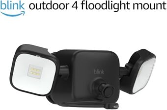 Blink Outdoor 4 Floodlight Mount – Wire-free, 700 lumens, two-year battery life, set up in minutes