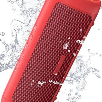 Bluetooth Speaker, IPX5 Waterproof Speaker with HD Sound, Up to 24H Playtime, TWS Pairing, BT5.3, Portable Wireless Speakers for Home/Party/Outdoor/Beach, Electronic Gadgets,...