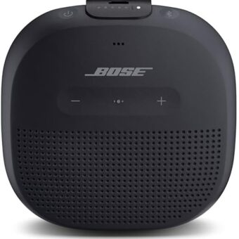 Bose SoundLink Micro Bluetooth Speaker: Small Portable Waterproof Speaker with Microphone, Black