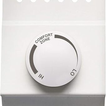 Cadet Single Pole Built-In Thermostat Kit for Cadet Electric Baseboard Heaters (Model: BTF1W, Part: 08732), 22 Amp, 240/208/120 Volt, White