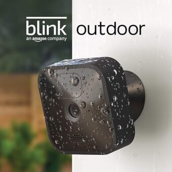 Certified Refurbished Blink Outdoor (3rd Gen) - wireless, weather-resistant HD security camera, two-year battery life, motion detection, set up in minutes – 2 camera kit