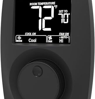 Coleman 9420-381 Heat/Cool Wall Thermostat - Digital, Black