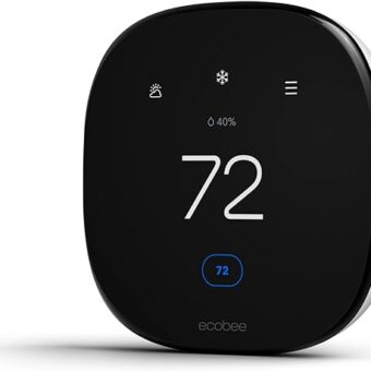 ecobee New Smart Thermostat Enhanced - Programmable Wifi Thermostat - Works with Siri, Alexa, Google Assistant - Energy Star Certified - Smart Home