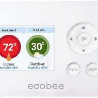 ecobee Smart Si Thermostat 2 Heat-2 Cool with Full Color NON-Touch Screen