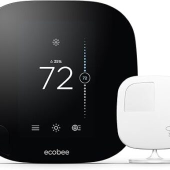 ecobee3 Smarter Wi-Fi Thermostat with Remote Sensor, 2nd Generation