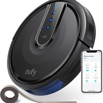 eufy [BoostIQ] RoboVac 35C, Robot Vacuum Cleaner, Wi-Fi, Upgraded, Super-Thin, 1500Pa Strong Suction, Touch-Control Panel, 6ft Boundary Strips, Quiet, Self-Charging, Cleans Hard...