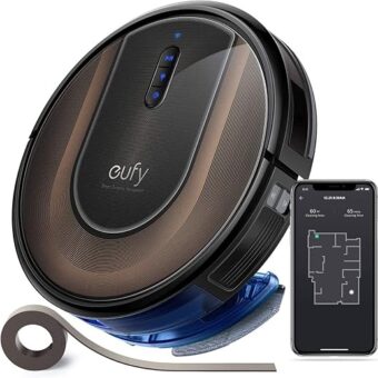 eufy by Anker, RoboVac G30 Hybrid, Dynamic Navigation 2.0, 2-in-1 Sweep and mop, 2000Pa powerful Suction,Robot Vacuum,Wi-Fi, Boundary Strips