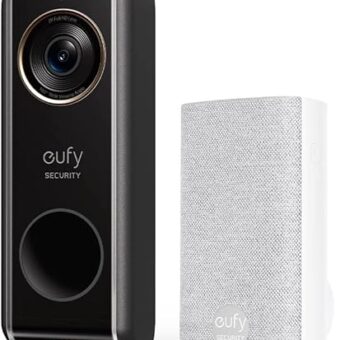 eufy Security Video Doorbell (Wired) S330 with Chime, Dual Cam, Delivery Guard, Security Camera, 2K with HDR, No Monthly Fee, 16-24V, 30VA, homebase NOT Supported, Motion Only...