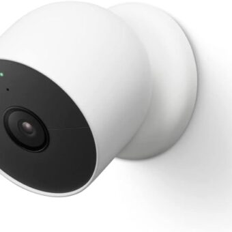 Google Nest Cam Outdoor or Indoor, Battery - 2nd Generation - 1 Pack