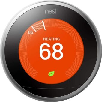 Google Nest Learning Thermostat - 3rd Generation - Smart Thermostat - Pro Version - Works With Alexa