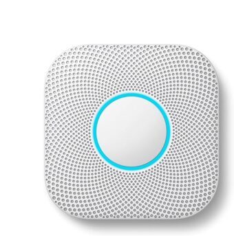 Google Nest Protect - Smoke Alarm - Smoke Detector and Carbon Monoxide Detector - Wired, White