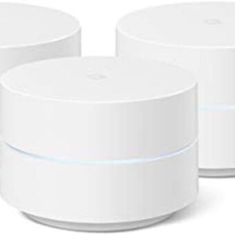 Google Wifi - AC1200 - Mesh WiFi System - Wifi Router - 4500 Sq Ft Coverage - 3 pack