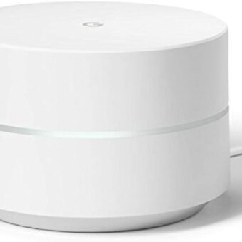 Google WiFi System, 1-Pack - Router Replacement for Whole Home Coverage - NLS-1304-25,white