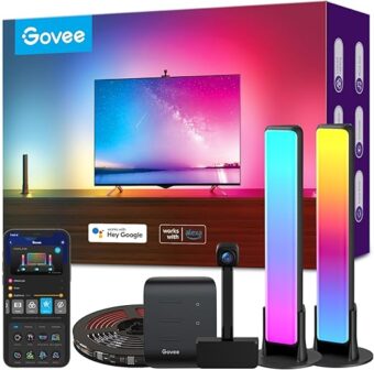 Govee Smart Wi-Fi RGBIC LED Strip Lights & Light Bars, DreamView T1 Pro for 55-65in TVs - Works with Alexa & Google Home