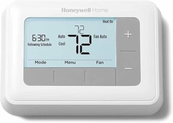 Honeywell Home RTH7560E 7-Day Flexible Programmable Thermostat-Extra-Large Backlit Display, White