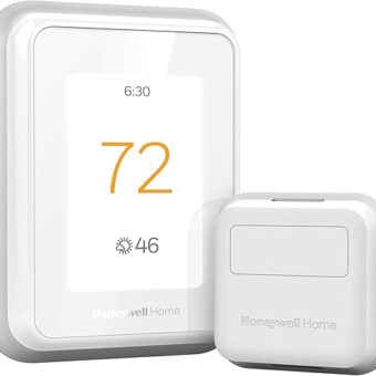 Honeywell Home T9 WiFi Smart Thermostat with 1 Smart Room Sensor, Touchscreen Display