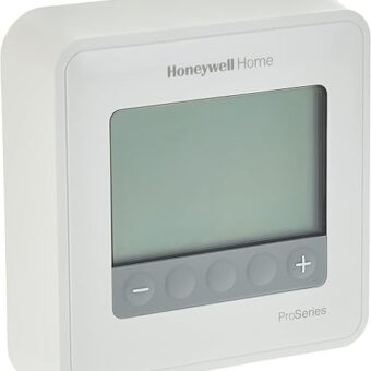 HONEYWELL TH4110U2005/U HONEYWELL-TH4110U2005/U-T4 Pro Thermostat, Programmable or Non-Programmable, 1H/1C, White