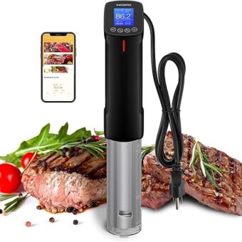 Inkbird WIFI Sous Vide Machine ISV-100W| 1000 Watts Sous-Vide Cooker Immersion Circulator with 14 Preset Recipes on APP and Thermal Immersion, Fast-Heating with Timer |Best Day...