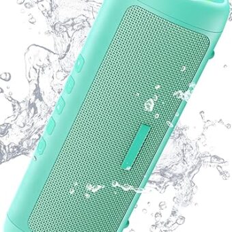 IPX5 Waterproof Bluetooth Speaker with 24H Playtime - For Home/Outdoor/Beach