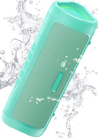 IPX5 Waterproof Bluetooth Speaker with 24H Playtime - For Home/Outdoor/Beach