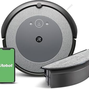 iRobot Roomba Combo i5 Robot Vacuum & Mop - Clean by Room with Smart Mapping, Works with Alexa, Personalized Cleaning Powered OS, Ideal for Pet Hair, Carpet and Hard Floors