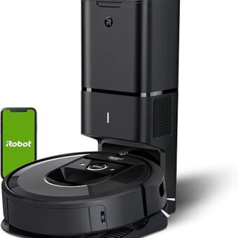 iRobot Roomba i7+ (7550) Robot Vacuum with Automatic Dirt Disposal - Empties Itself for up to 60 days, Wi-Fi Connected, Smart Mapping, Works with Alexa, Ideal for Pet Hair,...