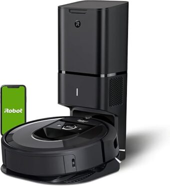 iRobot Roomba i7+ (7550) Robot Vacuum with Automatic Dirt Disposal - Empties Itself for up to 60 days, Wi-Fi Connected, Smart Mapping, Works with Alexa, Ideal for Pet Hair,...