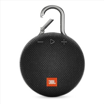 JBL Clip 3, Black - Waterproof, Durable & Portable Bluetooth Speaker - Up to 10 Hours of Play - Includes Noise-Cancelling Speakerphone & Wireless Streaming