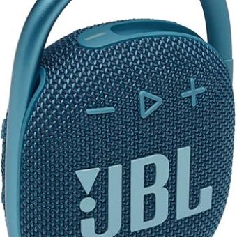 JBL Clip 4 - Portable Mini Bluetooth Speaker, big audio and punchy bass, integrated carabiner, IP67 waterproof and dustproof, 10 hours of playtime, speaker for home, outdoor and...