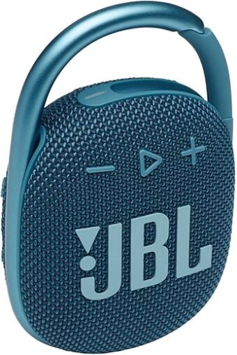 JBL Clip 4 - Portable Mini Bluetooth Speaker, big audio and punchy bass, integrated carabiner, IP67 waterproof and dustproof, 10 hours of playtime, speaker for home, outdoor and...