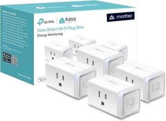 Kasa Matter Smart Plug w/ Energy Monitoring, Compact Design, 15A/1800W Max, Super Easy Setup, Works with Apple Home, Alexa & Google Home, UL Certified, 2.4G Wi-Fi Only, White,...