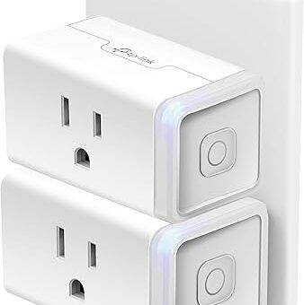 Kasa Smart Plug HS103P2, Smart Home Wi-Fi Outlet Works with Alexa, Echo, Google Home & IFTTT, No Hub Required, Remote Control,15 Amp,UL Certified, (Pack of 2) White