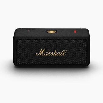 Marshall Emberton II Portable Bluetooth Speaker, Black & Brass