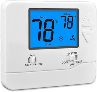 Non-Programmable Thermostats for Home 1 Heat/1 Cool Conventional Single-Stage Systems