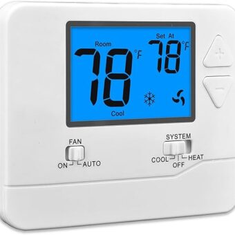 Non-Programmable Thermostats for Home 1 Heat/1 Cool Conventional Single-Stage Systems