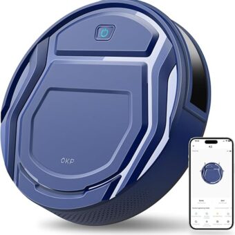 OKP Life K2 Robot Vacuum Cleaner 1800 mAh, Blue