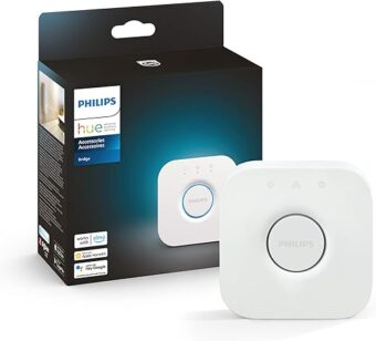 Philips Hue Bridge - Unlock the Full Potential of Hue - Multi-Room and Out-of-Home Control - Create Automations and Zones - Secure, Stable Connection Won't Strain Your Wi-Fi -...