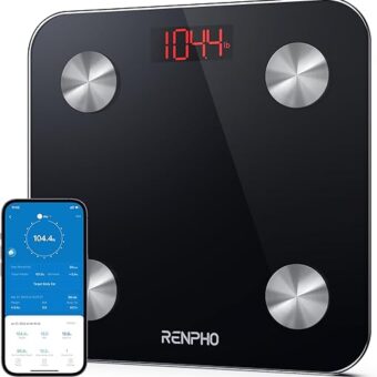 RENPHO Scale for Body Weight, Digital Weighing Elis Scales with Body Fat, FSA/HSA Eligible Smart Bluetooth Body Fat Measurement Device, Body Composition Monitor with Smart App,...