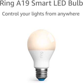 Ring A19 Smart LED Bulb, White (Bridge required)