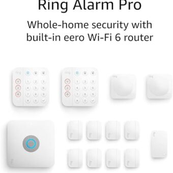 Ring Alarm Pro 14-Piece Kit - built-in eero Wi-Fi 6 router and 30-day free Ring Protect Pro subscription