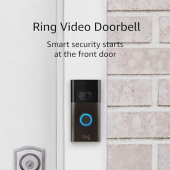 Ring Video Doorbell – 1080p HD video, improved motion detection, easy installation – Venetian Bronze