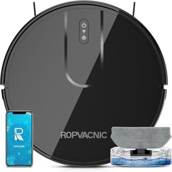 Robot Vacuum Cleaner Robot Vacuum and Mop Combo with 4000Pa Suction, Personalized Cleaning Adjustments, Self-Charging Robotic Vacuum Cleaner, Advanced Obstacle Avoidance