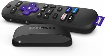 Roku Express | HD Roku Streaming Device with Simple Remote (no TV controls), Free & Live TV