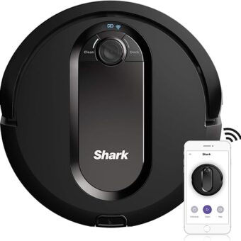 Shark IQ Robot RV1001 App-Controlled Robot Vacuum with Wifi and Home Mapping, Pet Hair Strong Suction with Alexa (Renewed)