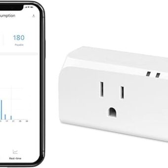 SONOFF S31 WiFi Smart Plug with Energy Monitoring, 15A Smart Outlet Timer Switch ETL Certified, Work with Alexa & Google Home, IFTTT Supporting, 2.4 Ghz Wi-Fi Only