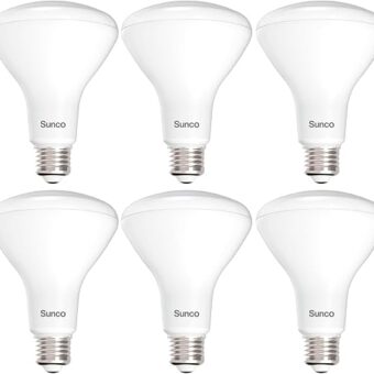 Sunco 6 Pack BR30 LED Bulbs, Indoor Flood Lights CRI93 11W Equivalent 65W 3000K Warm White 850 Lumens, E26 Base, 25000 Lifetime Hours Interior Home Dimmable Recessed Can Light...