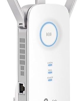 TP-Link AC1900 WiFi Extender (RE550), Covers Up to 2800 Sq.ft and 35 Devices, 1900Mbps Dual Band Wireless Repeater, Internet Booster, Gigabit Ethernet Port